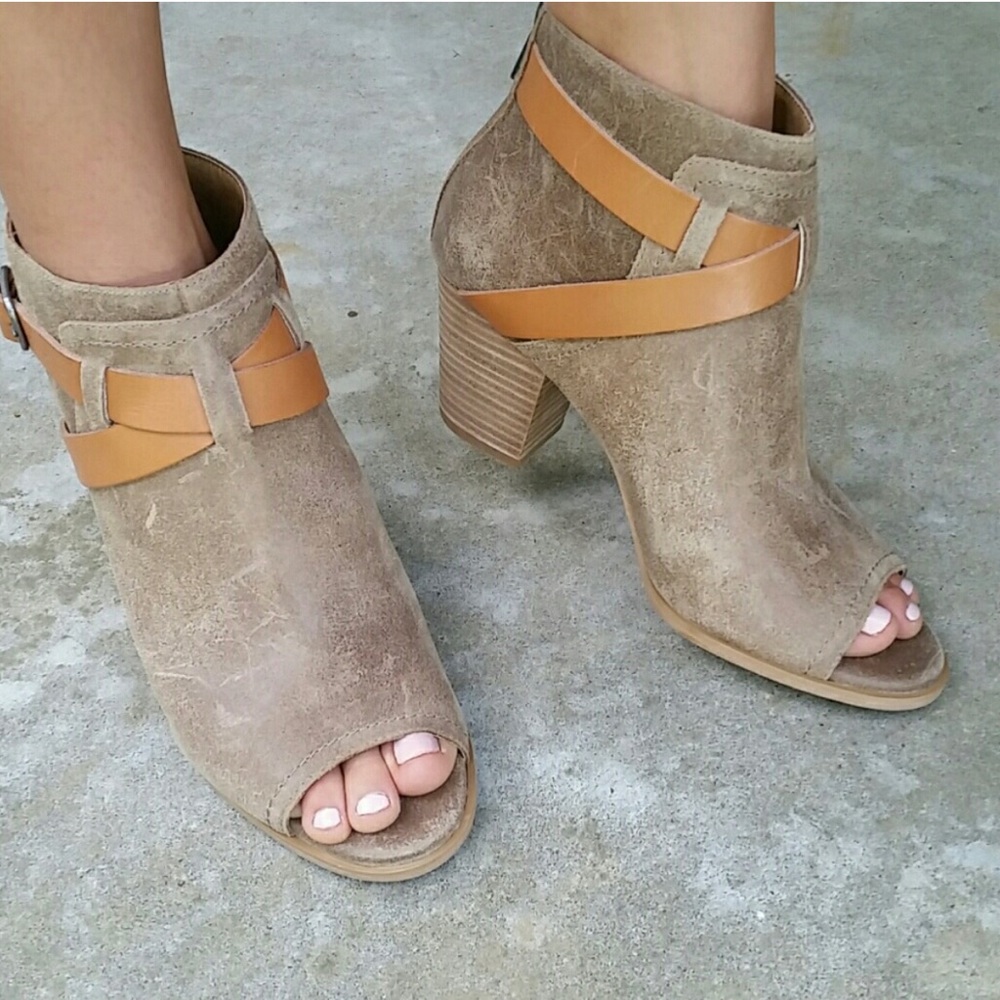 Lucky Brand Haryson Bootie in Taupe